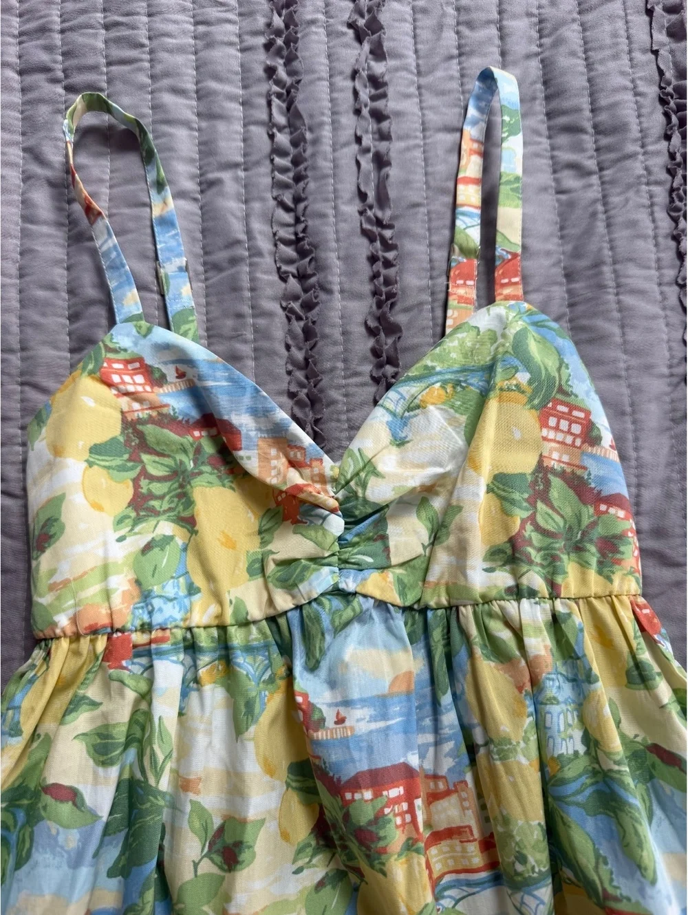 Abercrombie & Fitch Dress Sweetheart Babydoll Maxi Dress